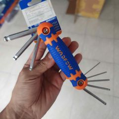 Bộ Lục Giác Đầu Bi 8 Chi Tiết Wadfow WHK2281 (1.5-8mm) - Dụng Cụ Cầm Tay Chất Lượng Cao Cho Sửa Chữa Cơ Khí và DIY