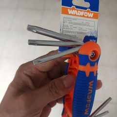 Bộ Lục Giác Đầu Sao 8 Chi Tiết Wadfow WHK3281 - Kích Thước T9-T40 Chất Liệu CR-V Bền Bỉ, Tiện Lợi Cho Sửa Chữa và Lắp Ráp