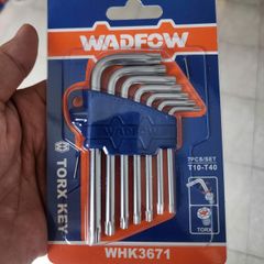 T10-T40 Bộ lục giác đầu sao 7 chi tiết Wadfow WHK3671