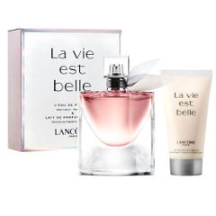 Set Nước Hoa Và Lotion Lancome La Vie Est Belle 50ml - Mùi Hương Ngọt Ngào, Tự Nhiên, Dưỡng Da Hoàn Hảo cho Phái Đẹp