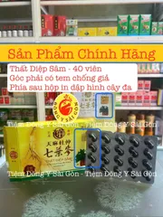 Thất Diệp Sâm 40 Viên - Hỗ Trợ Xương Khớp, Giảm Đau Nhức, Viêm Khớp - Sản Phẩm Chính Hãng Từ Malaysia
