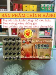 Tọa Cốt Thần Kinh Thống Hộp 40 Viên - Thực Phẩm Chức Năng Hỗ Trợ Giảm Đau Nhức Xương Khớp Chính Hãng