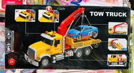 Xe cứu hộ đồ chơi TOYSTAR Tow Truck 666-55 - Đồ chơi trẻ em với hiệu ứng đèn và âm thanh, phát triển sáng tạo cho bé từ 3 tuổi.