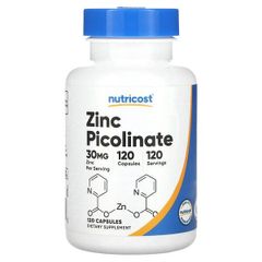 ZINC (KẼM) PICOLINATE 30MG- 120 VIÊN- TĂNG CƯỜNG HỆ MIỄN DỊCH-CHUYỂN HÓA TES TOS TE RONE