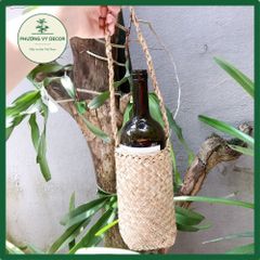 Túi Có Cói Tự Nhiên Đựng Nước - Túi Xách Thân Thiện Với Môi Trường Phương Vy Decor - Trang Trí Độc Đáo, Tiện Lợi