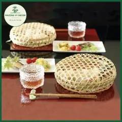 Hộp Tre Cật Vuông Tròn Trang Trí Bánh Kẹo Ngày Tết - Đồ Gia Dụng Nhà Bếp Độc Đáo, Thân Thiện với Môi Trường