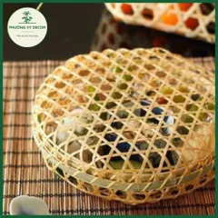 Hộp Tre Cật Vuông Tròn Trang Trí Bánh Kẹo Ngày Tết - Đồ Gia Dụng Nhà Bếp Độc Đáo, Thân Thiện với Môi Trường