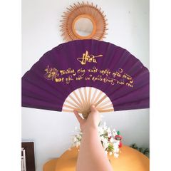 Quạt Lụa Tre Chùa - Thân Thiện Môi Trường, Tiện Lợi Cho Bà Và Mẹ, Sản Phẩm Trang Trí Độc Đáo Từ Phương Vy Decor