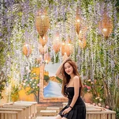 Đèn mây tre trang trí quán cafe - Chao đèn hình đó bắt cá hun nâu tự nhiên, độc đáo cho không gian sống và làm việc