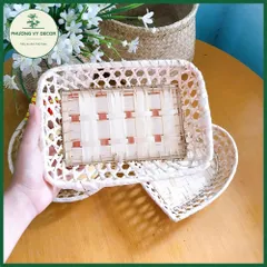 Đĩa Tre Trang Trí Hình Elip & Trái Tim - Đựng Bánh Kẹo, Hạt - Thủ Công Nghệ Thuật Từ Tre Tự Nhiên - Phương Vy Decor