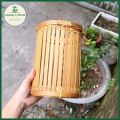 Ống Đũa Tre Trang Trí - Lọ Cắm Hoa Không Mốc, Thân Thiện Với Môi Trường, Đồ Gia Dụng Nhà Bếp Thủ Công Mỹ Nghệ