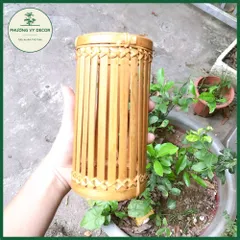 Ống Đũa Tre Trang Trí - Lọ Cắm Hoa Không Mốc, Thân Thiện Với Môi Trường, Đồ Gia Dụng Nhà Bếp Thủ Công Mỹ Nghệ