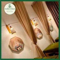 Thanh Tre Treo Đèn Mây Tre - Đèn Trang Trí Tường Phong Cách Cổ Điển Cho Nhà Hàng, Quán Cà Phê, Gia Đình, Độ Bền Cao, Thân Thiện Môi Trường