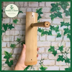 Thanh Tre Treo Đèn Mây Tre - Đèn Trang Trí Tường Phong Cách Cổ Điển Cho Nhà Hàng, Quán Cà Phê, Gia Đình, Độ Bền Cao, Thân Thiện Môi Trường