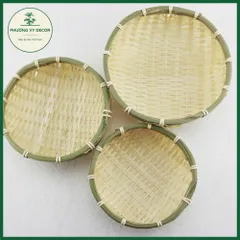 Rổ Tre Mini Đựng Gia Vị và Đồ Trang Trí - Khay Tre Tự Nhiên Phương Vy Decor, Phụ Kiện Chụp Ảnh Độc Đáo