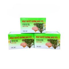 Viên Hoạt Huyết Dưỡng Não VTV - Hỗ Trợ Tuần Hoàn Máu Não Tăng Tập Trung, Ngủ Ngon - Hộp 60 Viên Thực Phẩm Chức Năng