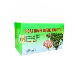 Viên Hoạt Huyết Dưỡng Não VTV - Hỗ Trợ Tuần Hoàn Máu Não Tăng Tập Trung, Ngủ Ngon - Hộp 60 Viên Thực Phẩm Chức Năng