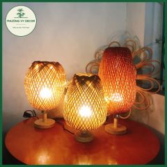 Đèn Bàn Ngủ Bằng Mây Tre Đan Phương Vy Decor - Trang Trí Nhà Cửa Độc Đáo, Thân Thiện Với Môi Trường, Phù Hợp Mọi Không Gian