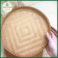 Mẹt Tre Chất Lượng Để Trang Trí Nhà Hàng - Đồ Thủ Công Mỹ Nghệ - Size 15-40cm, Đủ Kích Thước Để Đựng Thức Ăn, Bền, Đẹp