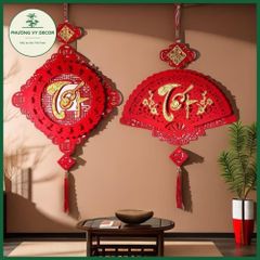 Khánh Nhung 3D Trang Trí Tết - Phụ Kiện Decor May Mắn với Chữ 