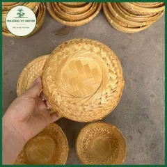 Bộ Thúng Tre Tự Nhiên 4 Kích Thước - Đựng Gia Vị, Bánh Kẹo, Hoa - Trang Trí Đẹp Mắt, Bền Bỉ Từ Phương Vy Decor