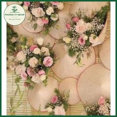 Nón Lá Trang Trí Thủ Công - Phụ Kiện Chụp Ảnh Độc Đáo Cho Trẻ Em Từ 1-15 Tuổi - Sự Kiện Dân Tộc và Tiệc Cưới