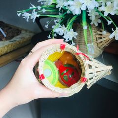 Giỏ Cua Mini Thủ Công - Đồ Chơi An Toàn Cho Trẻ Em & Trang Trí Nhà Cửa Bằng Tre Tự Nhiên, Quà Tặng Độc Đáo