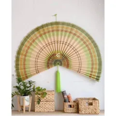 Quạt Mành Tăm Treo Tường - Trang Trí Nhà Cửa, Quán Ăn, Cafe, Phong Thủy Độc Đáo, Màu Sắc Đa Dạng, Bảo Vệ Môi Trường