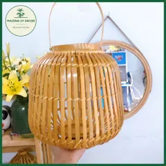 Chao Đèn Tre Có Quai Xách - Trang Trí Tiệc Cưới, Nhà Hàng & Homestay Độc Đáo - Sản Phẩm Mây Tre Phương Vy Decor