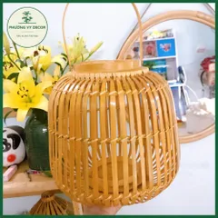 Chao Đèn Tre Có Quai Xách - Trang Trí Tiệc Cưới, Nhà Hàng & Homestay Độc Đáo - Sản Phẩm Mây Tre Phương Vy Decor