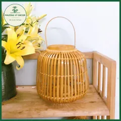 Chao Đèn Tre Có Quai Xách - Trang Trí Tiệc Cưới, Nhà Hàng & Homestay Độc Đáo - Sản Phẩm Mây Tre Phương Vy Decor