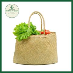 Túi Cói Tự Nhiên Đi Chợ, Siêu Thị - Túi Đựng Đồ Thân Thiện Môi Trường Phương Vy Decor - Sản Phẩm Thủ Công Độc Đáo