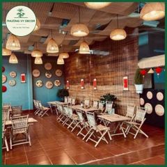Chao Đèn Thả Trần Hình Nấm Bằng Tre - Trang Trí Nhà Hàng, Homestay, Phòng Khách, Phòng Ngủ - Độc Đáo, Thân Thiện Môi Trường