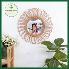 Gương Mây Decor, Gương Decor Treo Tường, Gương Decor Trang Trí Phòng xinh xắn Phương Vy Decor