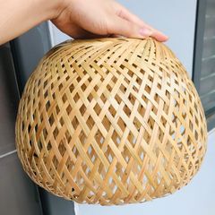 Chao Đèn Mây Tre Thả Trần - Trang Trí Nhà Cửa Mộc Mạc - Kiểu Dáng Độc Đáo Phù Hợp Mọi Không Gian