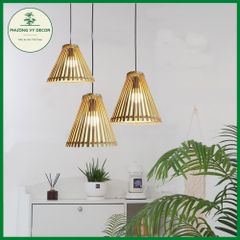 Chao Đèn Mây Tre Thả Trần - Trang Trí Nhà Cửa Mộc Mạc - Kiểu Dáng Độc Đáo Phù Hợp Mọi Không Gian
