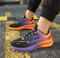 Giày thể thao nam siêu nhẹ đế cao su mềm thoáng khí - Giày chạy bộ đa năng, lý tưởng cho gym và thể thao hàng ngày