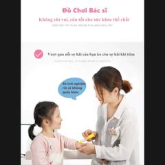 Bộ Đồ Chơi Nhập Vai Bác Sĩ Cho Bé - Dụng Cụ Y Tế Mô Phỏng, Giúp Trẻ Phát Triển Kỹ Năng Giao Tiếp và Tư Duy Sáng Tạo