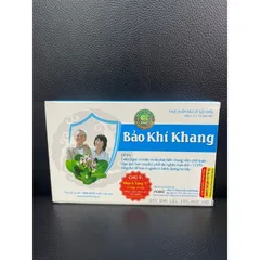 Viên uống Bảo Khí Khang - Hỗ trợ giảm ho, đờm và khó thở, tăng cường sức khỏe đường hô hấp cho người mắc COPD và hen suyễn