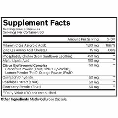 Viên Uống Vitamin C Liposomal Codeage - Hỗ Trợ Đẹp Da, Tăng Cường Đề Kháng, 180 Viên Nhộng - Sức Khỏe Tối Ưu