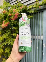 Sữa Tắm Olay Restores Silky Softness 591ml - Dưỡng Ẩm, Chiết Xuất Lô Hội & Hương Hoa Cúc, Giúp Da Mềm Mịn, Dịu Nhẹ Cho Mọi Loại Da