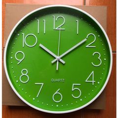 Đồng Hồ Treo Tường QUARTZ Đường Kính 30cm Kim Trôi Không Tiếng Động - Sang Trọng, Siêu Bền, Trang Trí Nhà Cửa