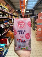 Hạt Chia Happy Bio Pháp bổ sung chất xơ và khóa chất