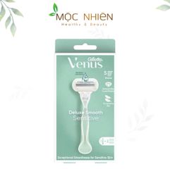 Dao Cạo Gillette Venus Comfortglide Sensitive 3 Lưỡi - Cạo Dễ Dàng Cho Da Nhạy Cảm Với Gel Dưỡng Bảo Vệ