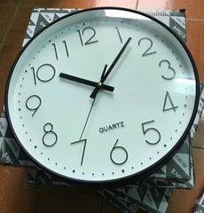 Đồng Hồ Treo Tường QUARTZ Đường Kính 30cm Kim Trôi Không Tiếng Động - Sang Trọng, Siêu Bền, Trang Trí Nhà Cửa