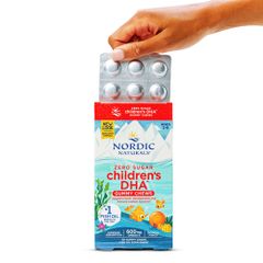 Kẹo Dẻo DHA Nordic Naturals 30 Viên - Hỗ Trợ Phát Triển Trí Não và Thị Giác Cho Trẻ Từ 3 Tuổi - Vị Trái Cây Tự Nhiên