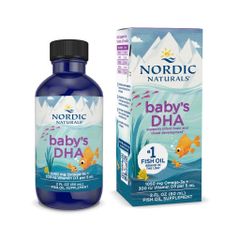 Siro Baby's DHA Nordic Naturals 60ml - Hỗ trợ phát triển não bộ & thị lực cho trẻ sơ sinh từ 0-12 tháng tuổi
