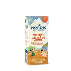 Vitamin D3 Nordic Naturals Cho Bé 0-12 Tháng - Hỗ Trợ Phát Triển Xương Răng & Giấc Ngủ - Lọ 22,5ml Tinh Khiết từ Hoa Kỳ