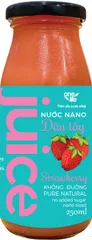 Nước Ép Dâu Tây Tươi Không Đường, Không Chất Bảo Quản - Detox Giảm Cân Làm Đẹp Da Từ Thiên Nhiên OneLife