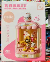 Máy Gắp Gấu Bông 668-121 RABBIT DOLL - Đồ Chơi Giải Trí Pin Sạc Cho Trẻ Em, Kích Thích Khả Năng Tập Trung & Sáng Tạo